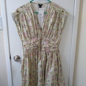 H&M Floral Fit and Flare Size 10 NWT